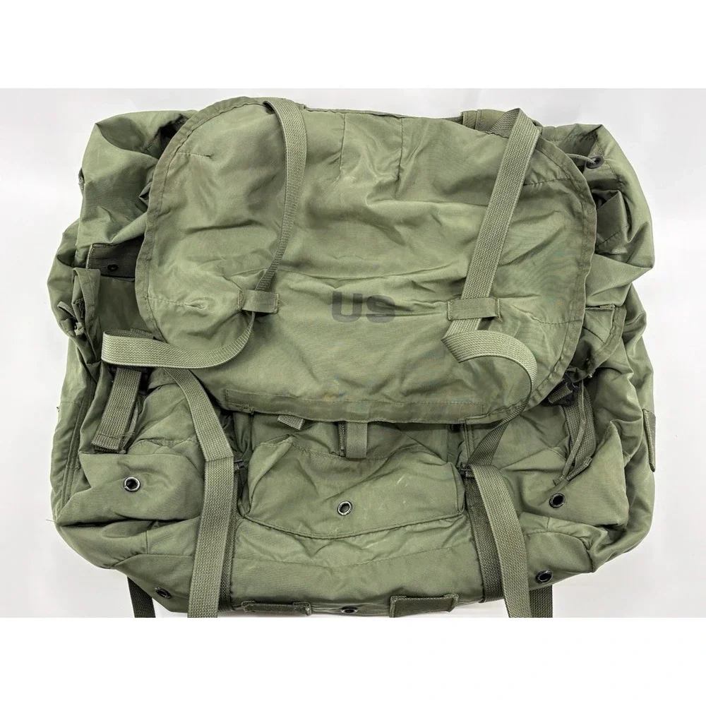 US Military Field Pack Combat Nylon Large LC-1 Rucksack Olive Green BDU No Frame